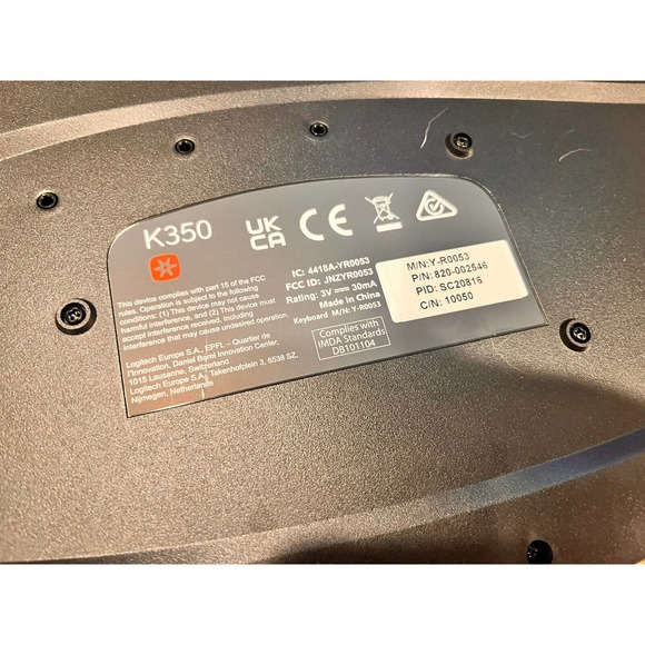 Wireless Mouse And Keyboard Logitech K350 And Logitech M270 No Unifying Usb - Picture 5 of 6